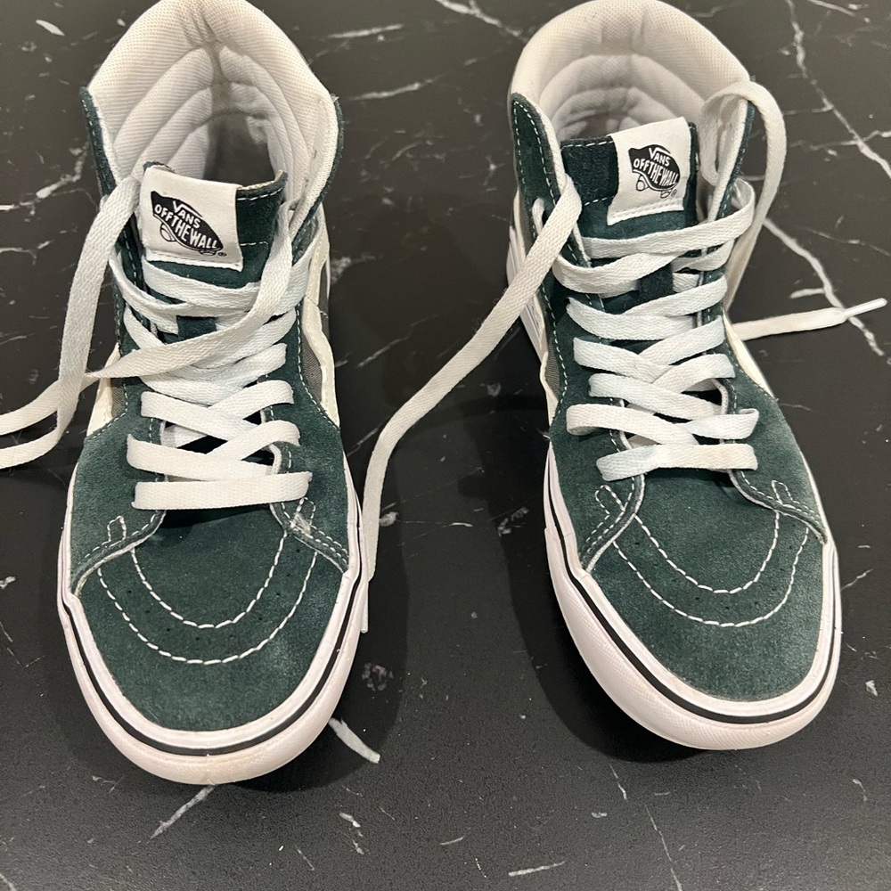 Vans White and Light green Casual Shoes